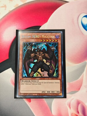 Destiny HERO - Malicious (Secret Rare) RA03-EN001 Quarter Century Bonanza 1st...-image