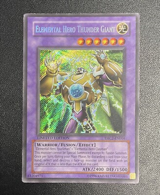 Elemental Hero Thunder Giant Limited Edition NM/LP EHC2-EN004-image