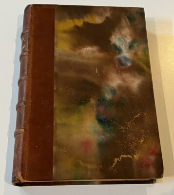 Reminiscences Volume 1  - Thomas Carlyle 1887, Antique Leather Bound Book, Map-image