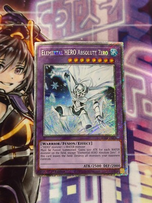 Yugioh Elemental Hero Absolute Zero Platinum Secret Rare RA03-image
