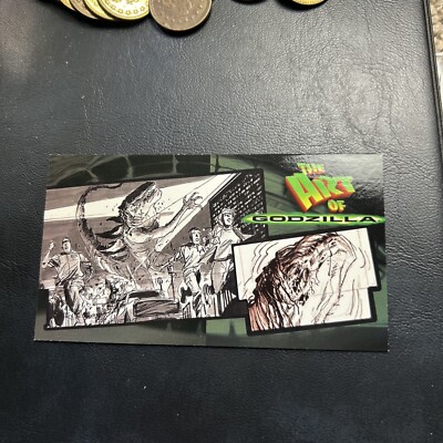 Jb16 Godzilla The Movie Supervue 1998 #54 No Escape From His Fury Art Of-image