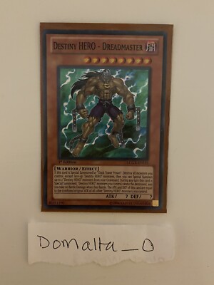 Yugioh Destiny HERO - Dreadmaster - LCGX-EN125 - Super Rare - 1st Edition VLP-image