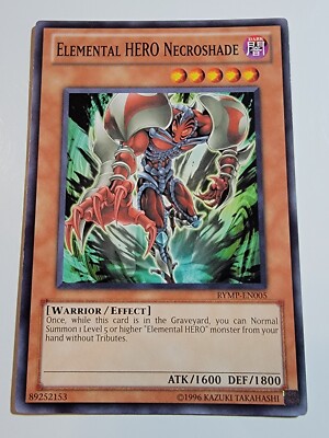 Elemental HERO Necroshade - RYMP-EN005 Common Unlimited Yugioh-image