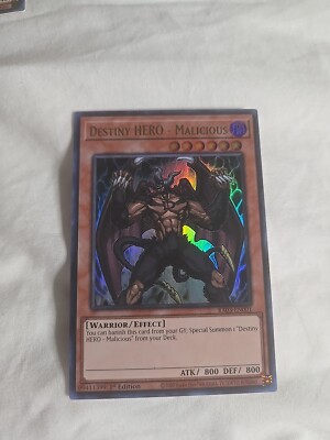 Destiny HERO - Malicious (UR) RA03-EN001 Quarter Century Bonanza 1st Edition-image