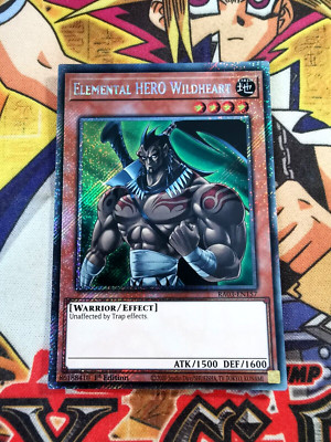 Elemental HERO Wildheart ra03-en157 (NEW) Platinum-Secret Rare Yu-Gi-Oh!-image