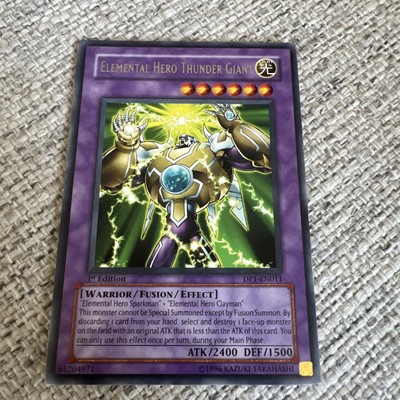 Elemental HERO Thunder Giant [1st Edition] DP1-EN011 YuGiOh Duelist Pack: Jaden-image