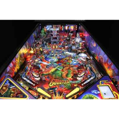 Godzilla Official Stern Inside Art Blades Pinball Machine  Panel Artblades-image