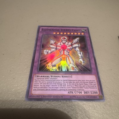 Yugioh Elemental HERO Core SHVI-ENSE2 Super Rare Limited Editon -image