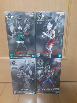 Art Vignette Shin Japan Heroes Universe Godzilla Eva Ultraman Kamen Rider Figure-image