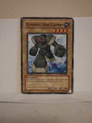 Yu-Gi-Oh! TCG Elemental Hero Clayman Starter Deck 2006 YSD-EN009 Unlimited Comm…-image