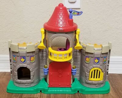 Vintage Fisher Price Little People 2003 Lil' Kingdom Castle Light Sound Works-image
