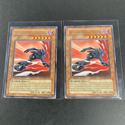 2x Destiny Hero - Dasher - POTD-EN017 - LP Excellent - Rare - 1st Edition-image
