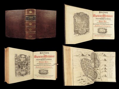 1750 Ancient ISRAEL Holy Land Atlas MAPS Jewish Hebrew Persia Rome Gaul Africa-image