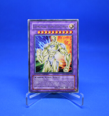 Yu-Gi-Oh! Elemental Hero Electrum [MDP2-EN001] Rare Ltd Ed LP/MP-image