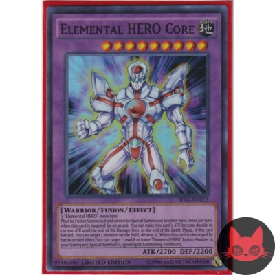 Yugioh Elemental HERO Core SHVI-ENSE2 Super Rare NM-image