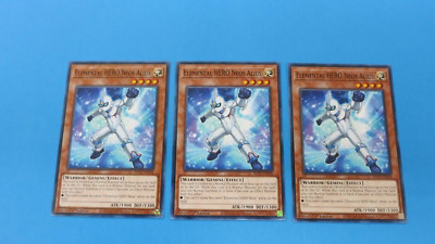 3x ELEMENTAL HERO NEOS ALIUS  1ST EDITION BLC1-EN138  COMMON YUGIOH  NM UNPLAYED-image