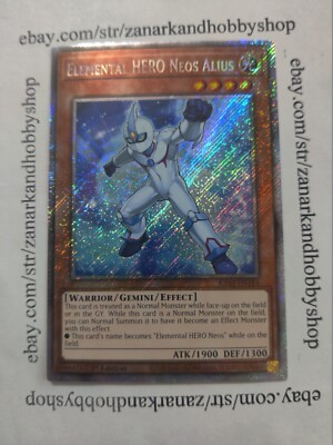 Yugioh Elemental HERO Neos Alius RA03-EN184 Platinum Secret Rare NM-image