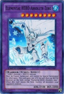 *** ELEMENTAL HERO ABSOLUTE ZERO *** (LP) SUPER RARE GENF-ENSE1 YUGIOH!-image