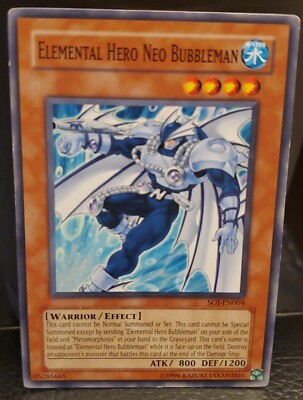 Yu-Gi-Oh! TCG Elemental Hero Neo Bubbleman Shadow of Infinity SOI-EN004-image