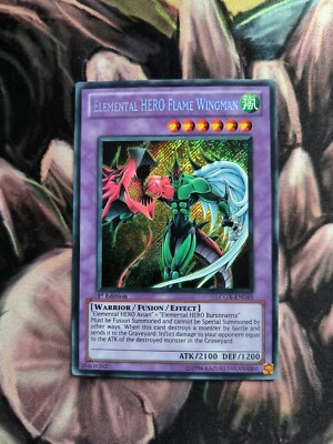 Elemental HERO Flame Wingman 1st Edition Legendary Collection 2 LCGX-EN045 YuGiOh-image