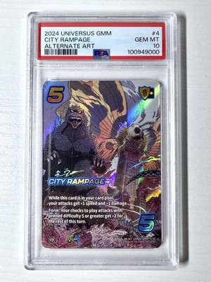 PSA 10 City Rampage Godzilla Universus Mothra Alt Art Ultra Rare Kaiju Minus One-image